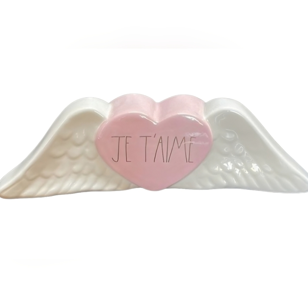 Rae Dunn Je Taime Valentine's Ceramic Inspirational Room Decor